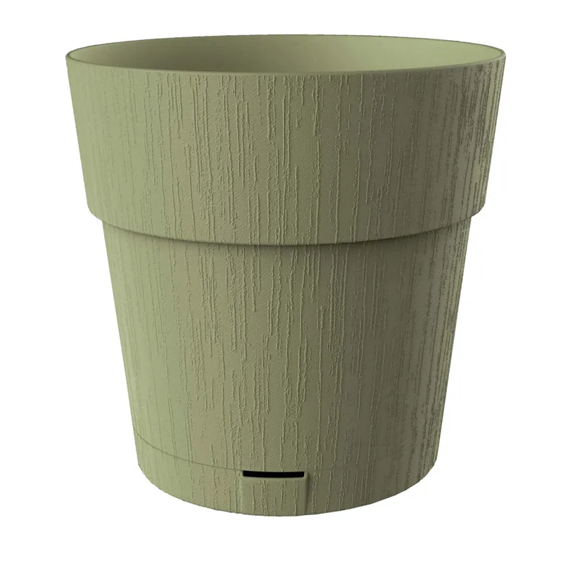 Shop Nu Vaso per piante plastica riciclata Verde Oliva Ø 30 cm
