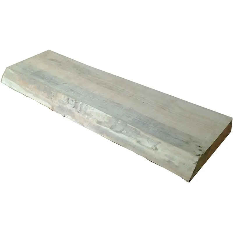 Koop Online Mensola in legno abete 800x200/250x50 mm