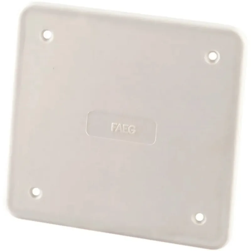 Coperchio per scatola di derivazione da incasso 92x92 mm bianco Direct Verzonden