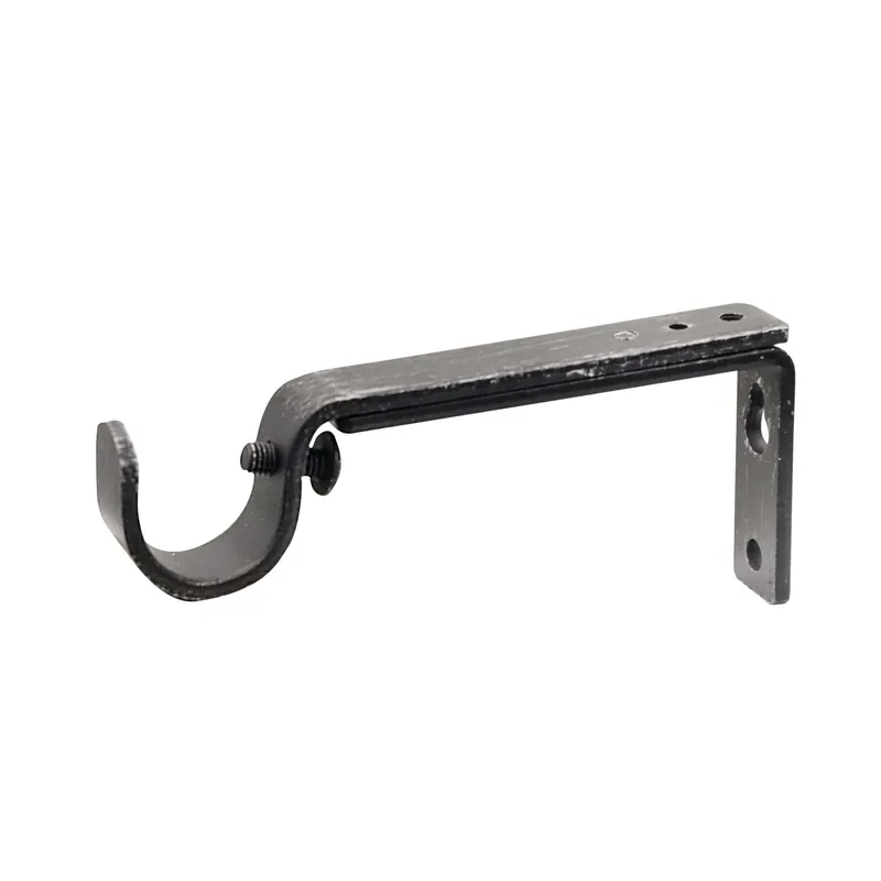 Voordeelprijs Supporto a parete estensibile 1 via Habito nero Ø 2 cm L 9-14 cm