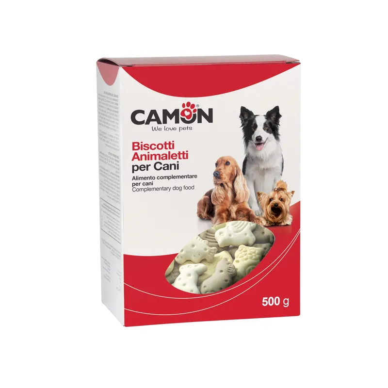 Biscotti per cani Camon Animaletti alla vaniglia 500 g Merkproduct