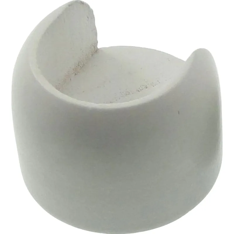 Lage Kosten Supporto bastone tenda Rosetta Ø 2,8 x L 4 cm bianco brillante 2 pz