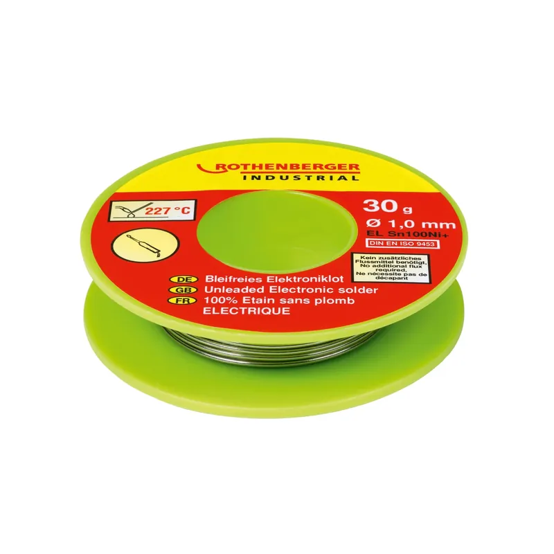 Filo di stagno Rothenberger senza piombo uso elettronico Ø 1 mm 30 g Must-Have