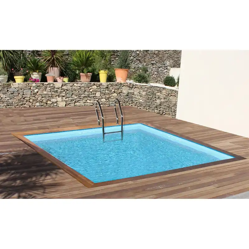 Exclusieve Aanbieding Piscina in legno fuori terra City 225x225x68 cm quadrata