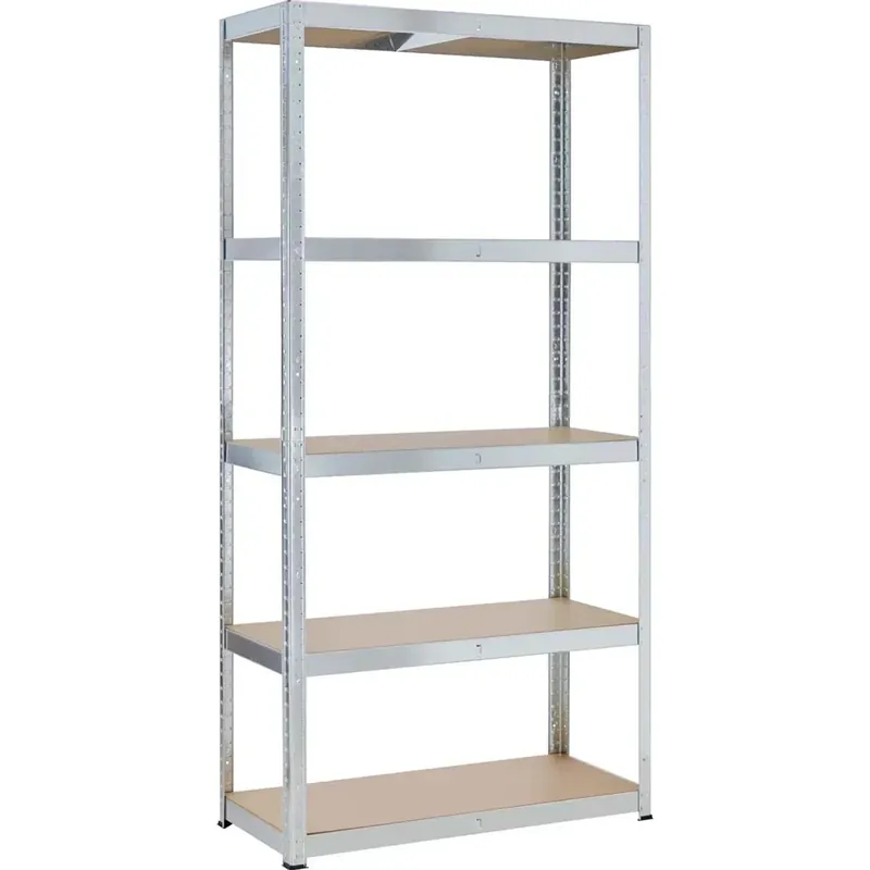 Hete Deal Scaffale in metallo e MDF 5 ripiani 180x90x40 cm 175 kg/ripiano
