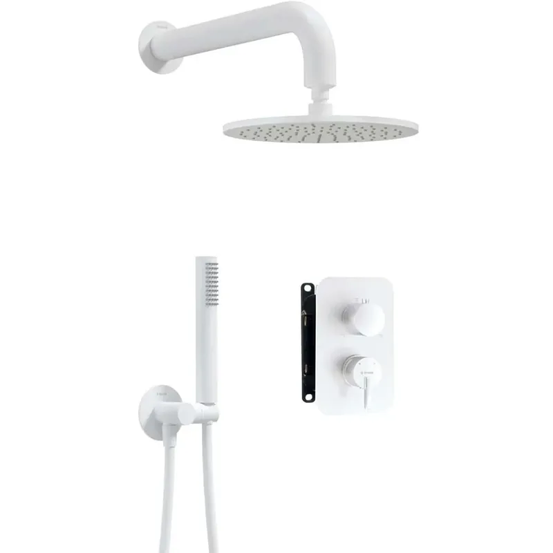 Set doccia incasso Idrostile Limonar con box e soffione 250 mm bianco Bestseller