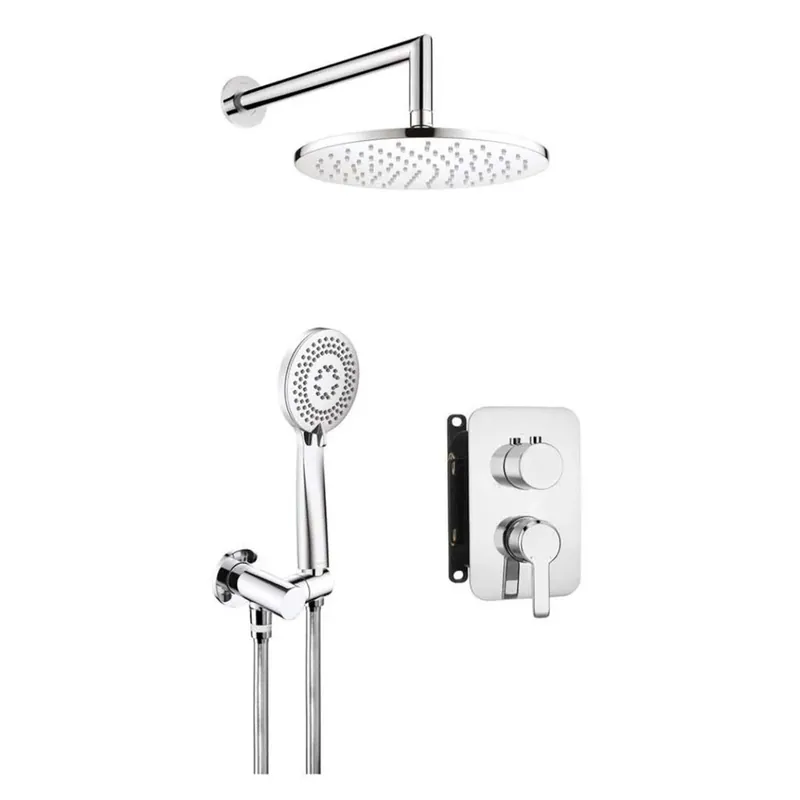 Set doccia incasso Idrostile Rodas con box 250 mm cromo Finale Uitverkoop