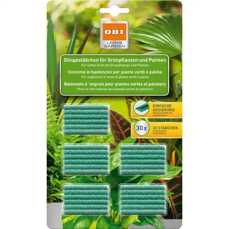 Aanbieding Fertilizzante universale per piante verdi in bastoncini OBI 30 pz