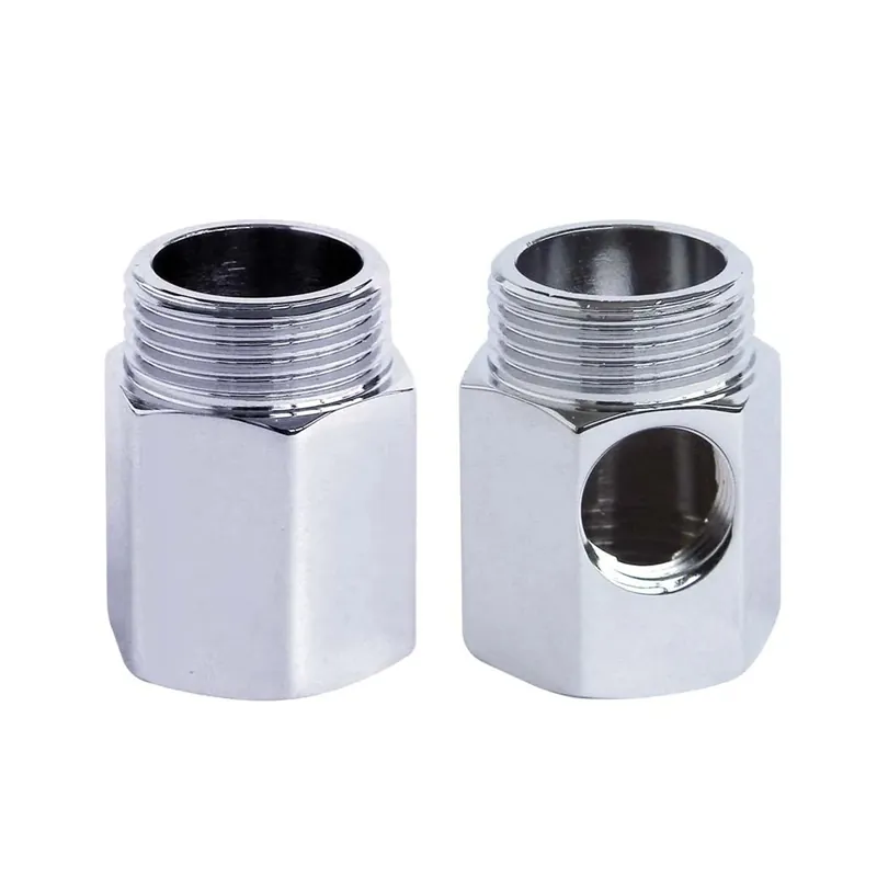 Distanziatori retrogruppo maschio-femmina 3/4" con Foro 3/8" ottone cromato 2 pz Alleen Vandaag