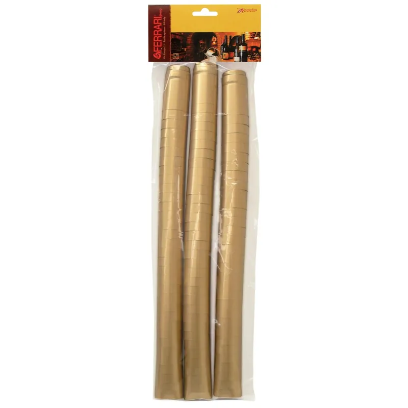 Direct Beschikbaar Capsule termoretraibili oro lucide Ø 3,1 cm 100 pz
