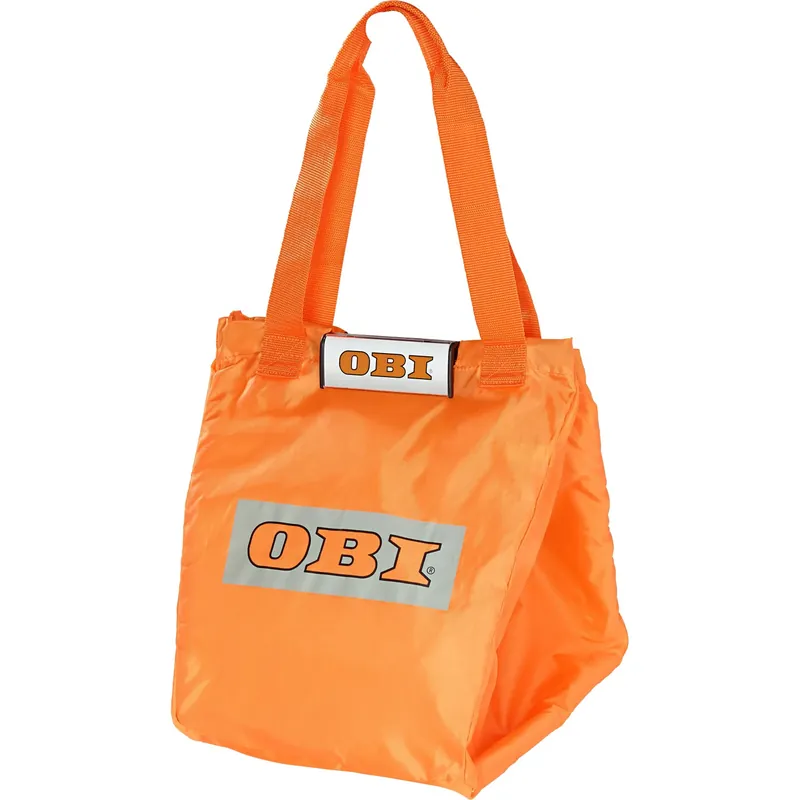 Borsa shopper in poliestere arancione Voordeelprijs