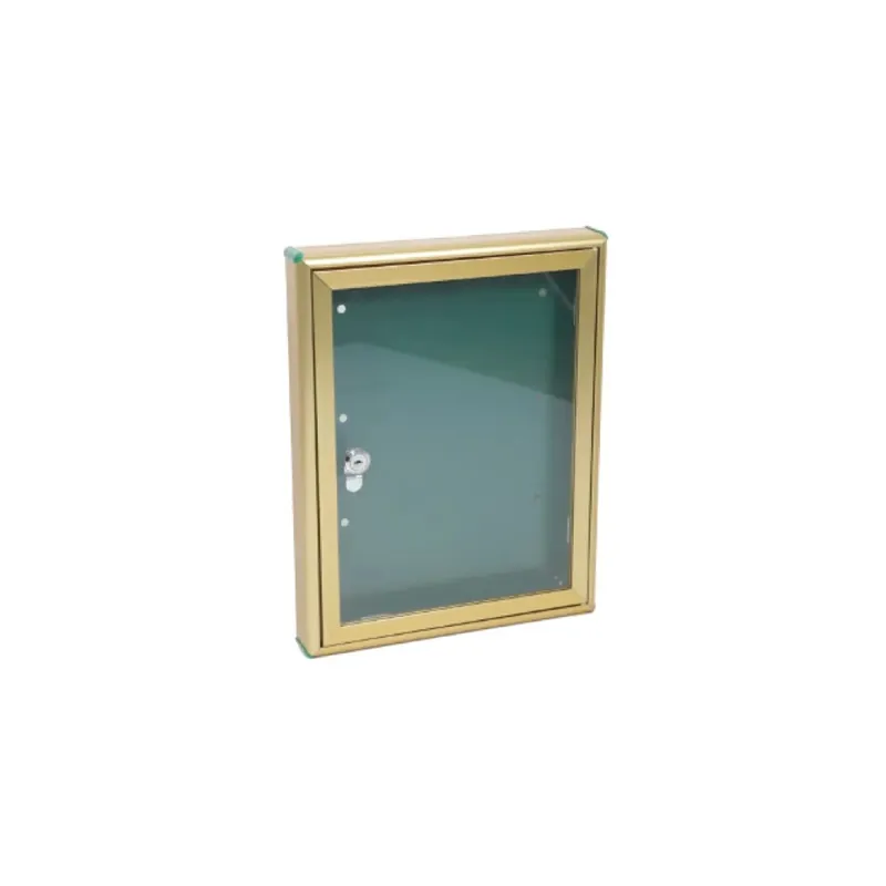 Bacheca portachiavi e portavvisi in alluminio 297x380x40 mm bronzo Hete Deal