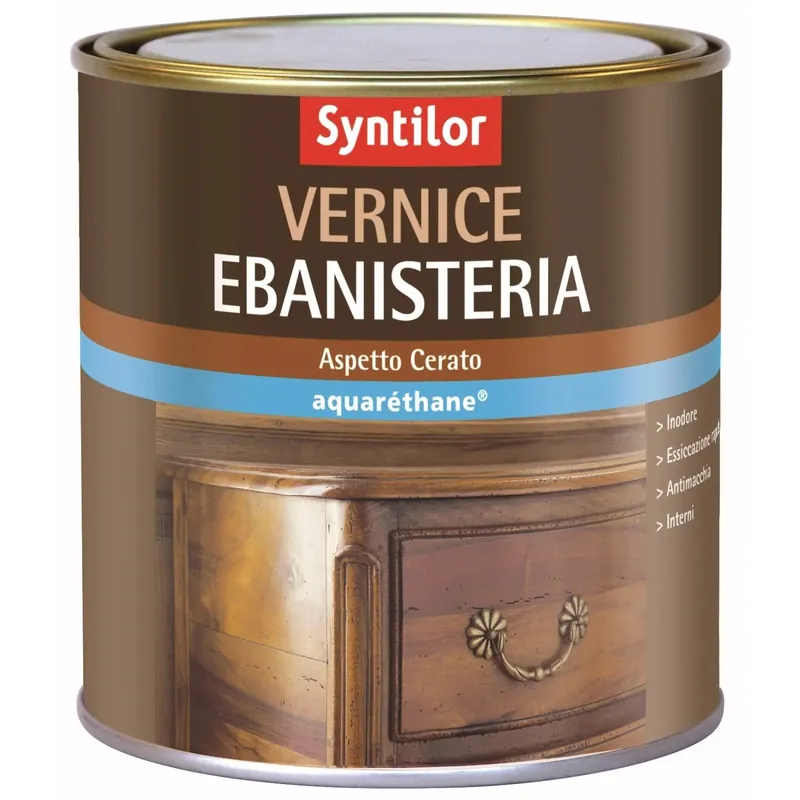 Vernice ebanisteria Aquaréthane effetto incolore satinato 500 ml Premium