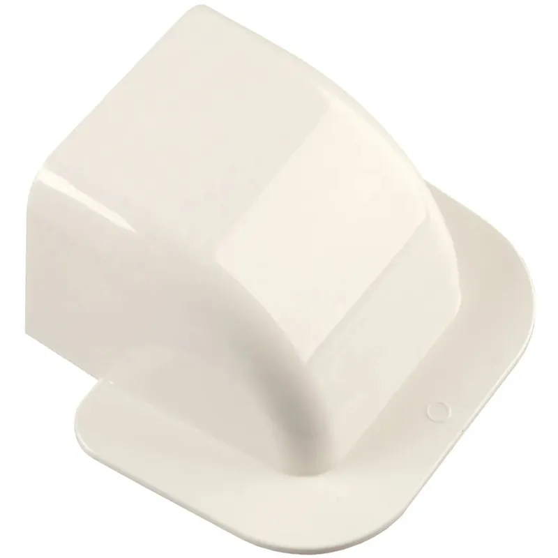 Raccordo curvo passaggio a muro per canale 60 mm x 45 mm avorio 1 pz Koop Online