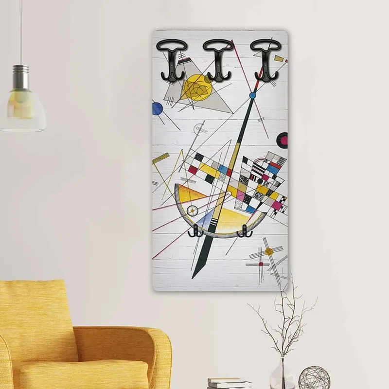 Attaccapanni in legno Kandinsky 45x90 cm Laatste Versie