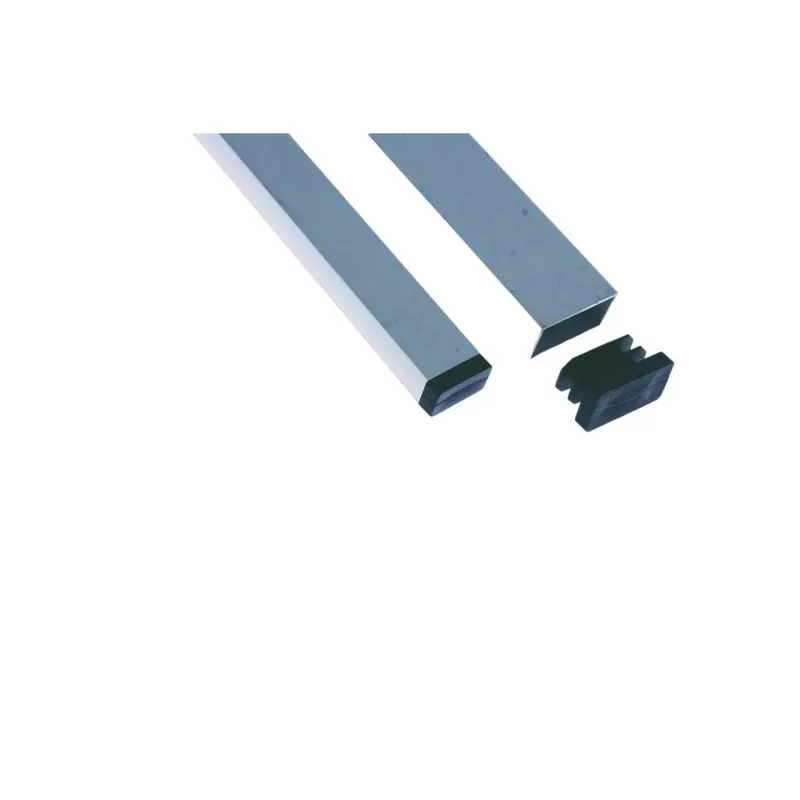 Puntale rettangolare alettato 15x30 mm nero 10 pz Betaalbaar