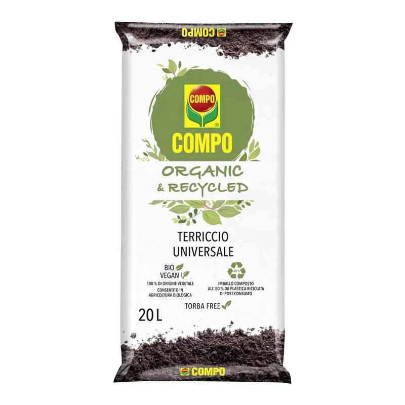 Terriccio universale Compo Organic&Recycled 20 l Direct Verzonden