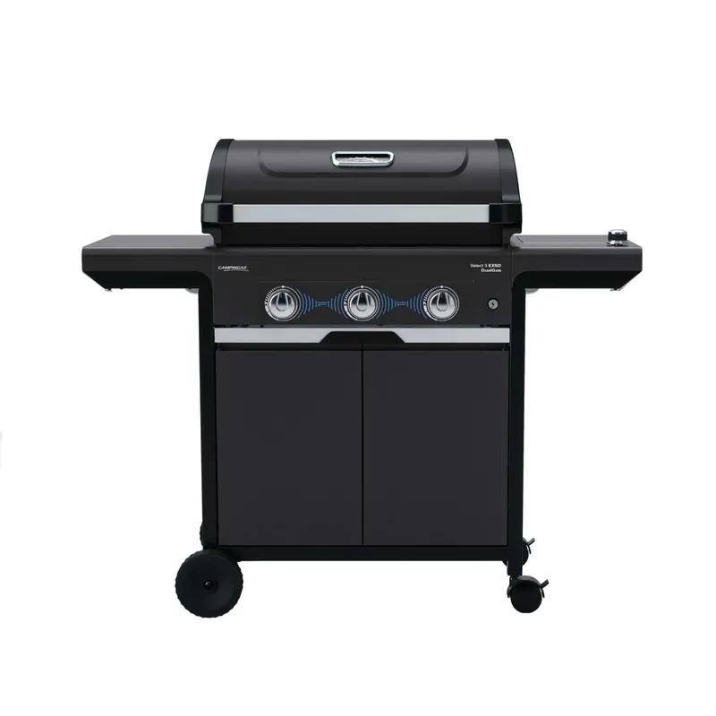 Weekendaanbieding Barbecue a gas Campingaz Select 3 EXSD DG 3 bruciatori 11,3 kW nero opaco