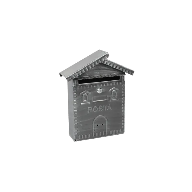 Cassetta postale in lamiera Rustica 255x340x50 mm grigio Seizoensaanbieding