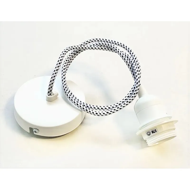 Nieuw Montatura per Lampadario a sospensione 1xE27 bianco-nero