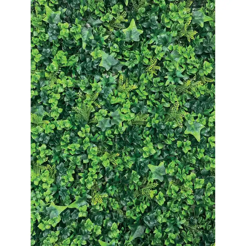 Siepe artificiale Irlanda verticale in polietilene 1x1 m verde Must-Have