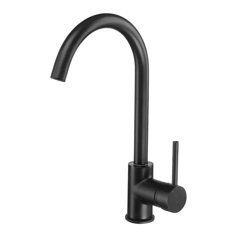 Betaalbaar Miscelatore cucina in piedi Idrostile con flessibili 45 cm nero opaco