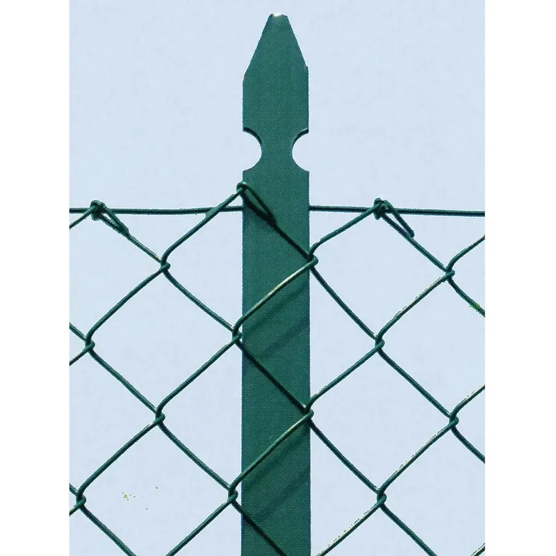 Paletto per recinzione a T plastificati H 1,25 m verde Premium