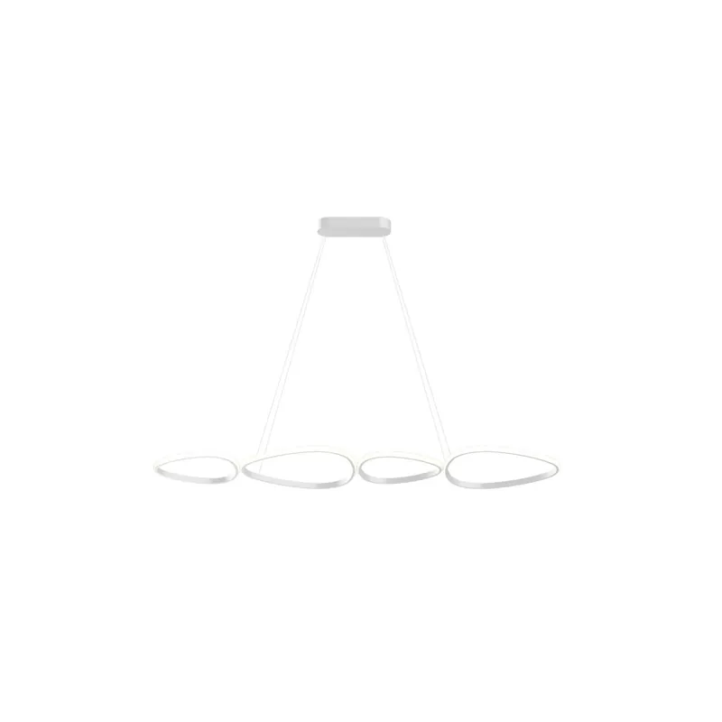 Lage Prijs Sospensione LED Gil 4800 lm 3000-6000K 121,5x34x120 cm bianco
