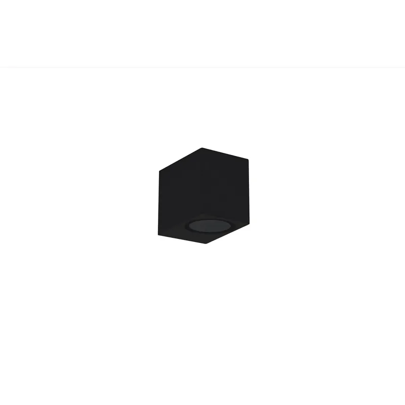 Beperkte Voorraad Applique LED da parete AXO quadrata monodirezionale nera GU10 68x92 mm