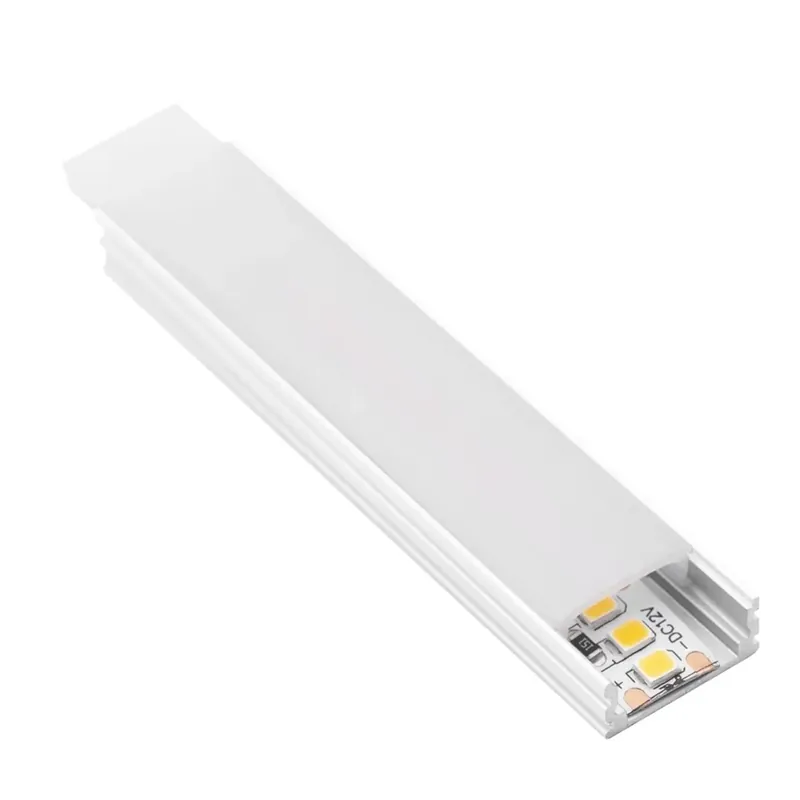 Profilo alluminio LED cover opale bianco H8 mm x L2 m Laatste Kans