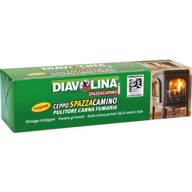Diavolina Ceppo Spazzacamino Pulitore Canna Fumaria Direct Verzonden