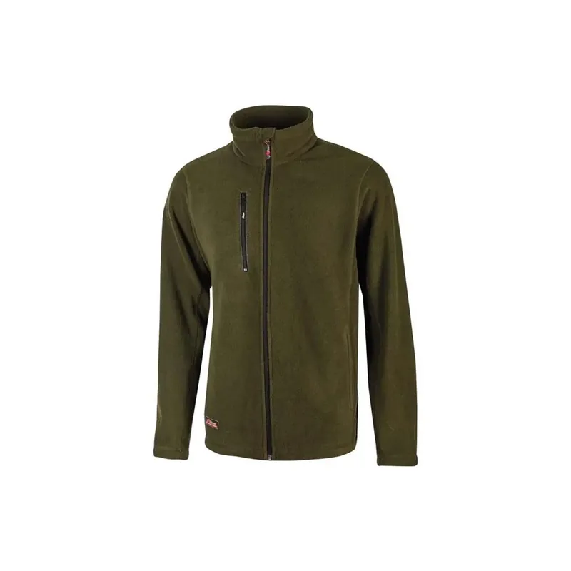 Bestel Nu Pile full zip Upower Warm verde scuro tg XXXXL