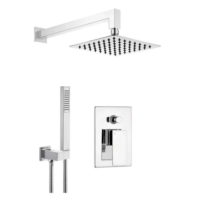 Set doccia incasso Idrostile 200x200 mm cromo Exclusieve Aanbieding