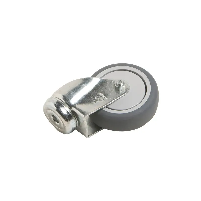 Rotella orientabile con foro e ruota in gomma Ø 75 mm 50 kg Favoriet