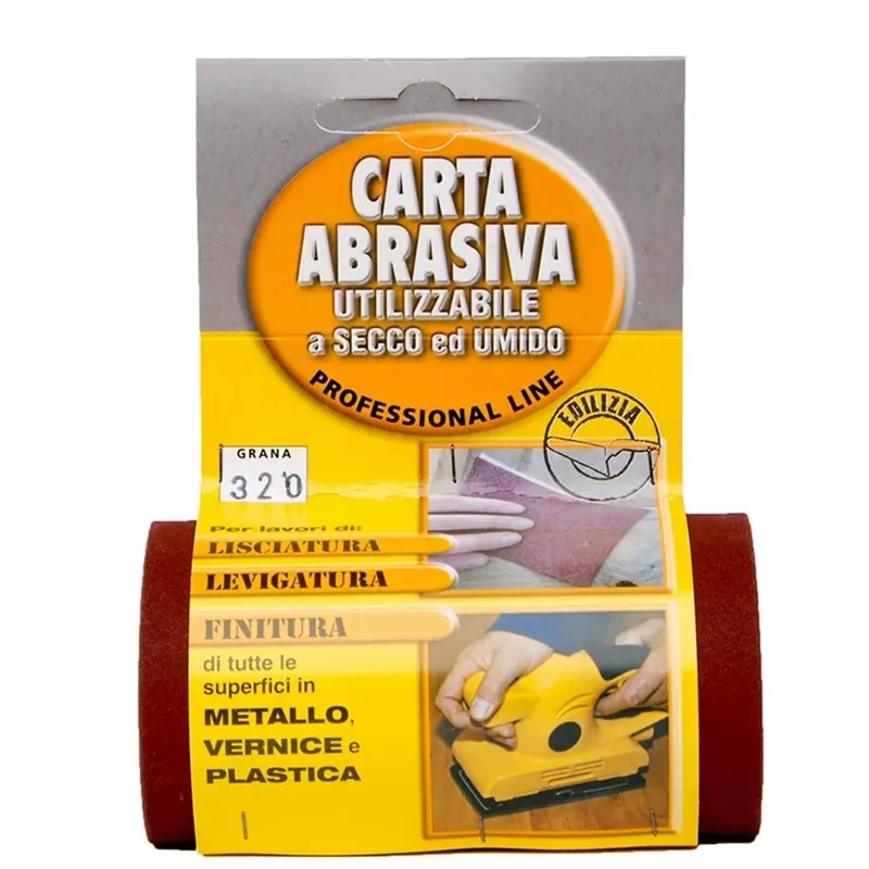 Minirotolo carta abrasiva autolubrificata grana 320 Goedkoop