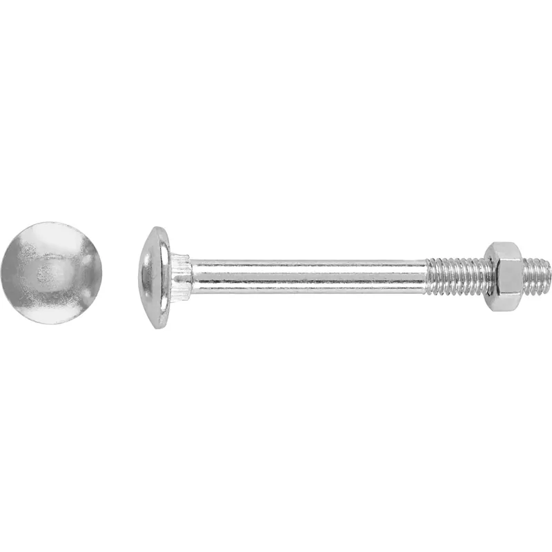 Hoge Kwaliteit LUX-TOOLS Vite zincata LUX-TOOLS con testa a calotta piatta M6 x 50 mm 6 pz più