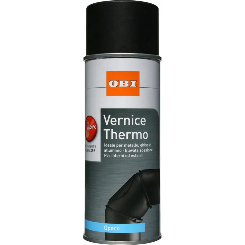 Vernice spray OBI Thermo opaca nero 400 ml Koopje