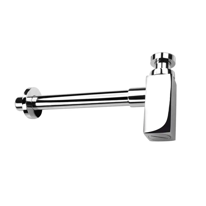 Hoge Kwaliteit Kit di scarico per lavabo quadrato cromo