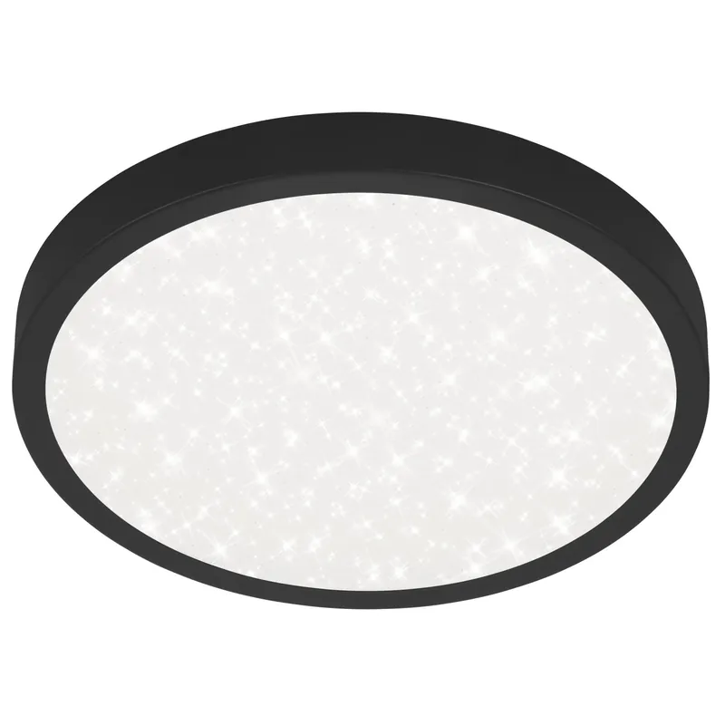 Express Levering Plafoniera LED Runa 3000 lm bianco neutro Ø 38 cm nero