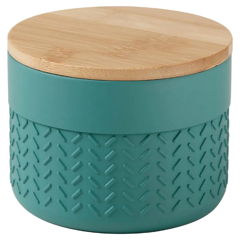 Favoriet Contenitore bagno Thea in bambù verde naturale