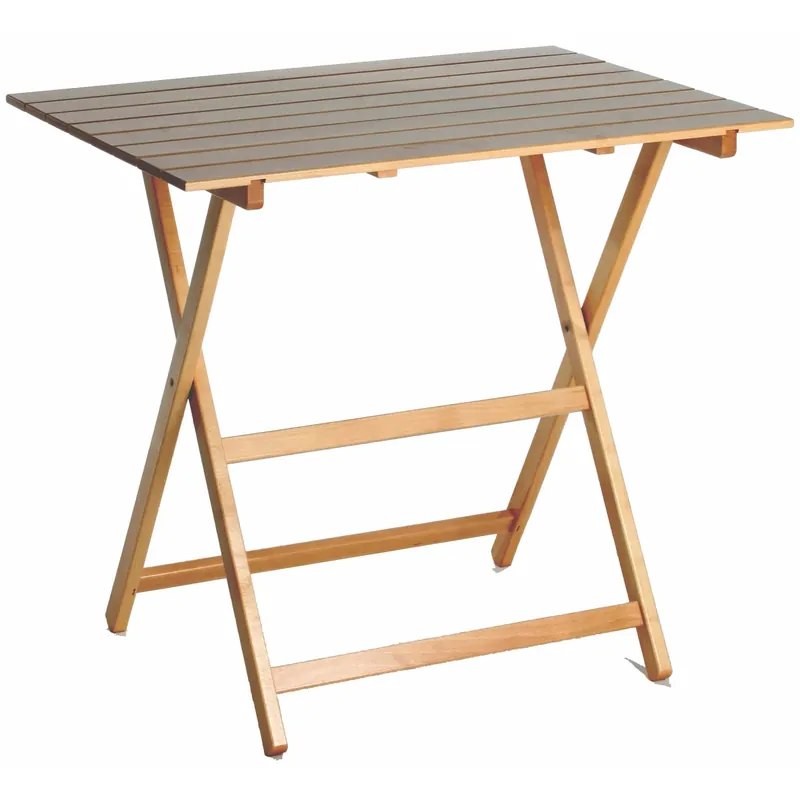 Favoriet Tavolo da giardino Prince in legno 60x80xH72 cm naturale