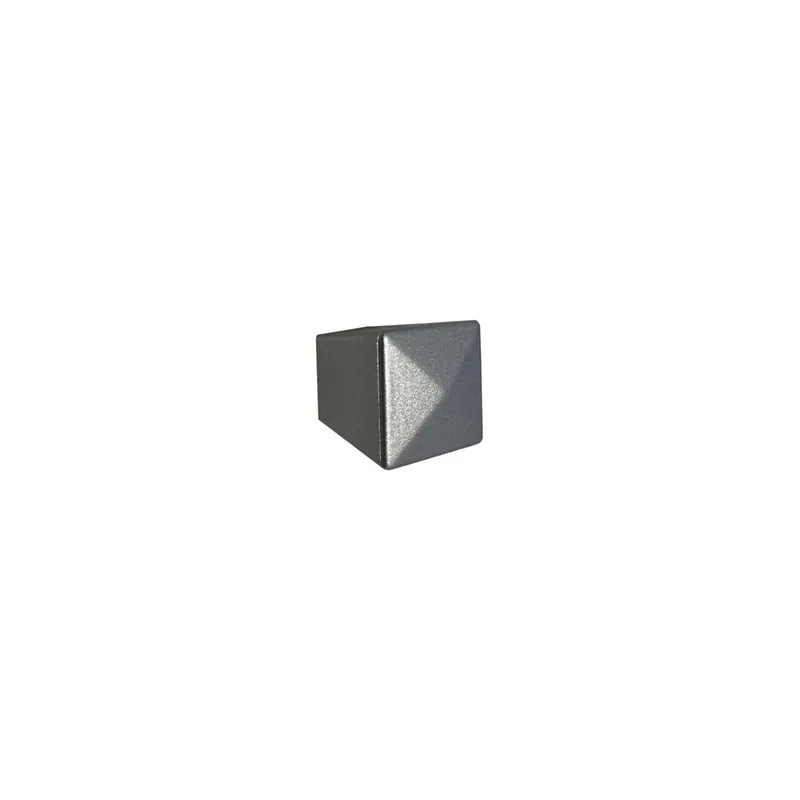 Pomolo in plastica riciclata 16x16 mm cromato opaco Meest Verkocht