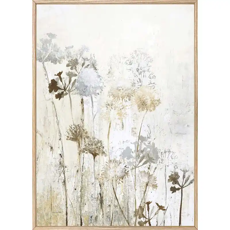 Stampa con cornice Fleurs rostique 2 rovere 50x70 cm Hete Deal