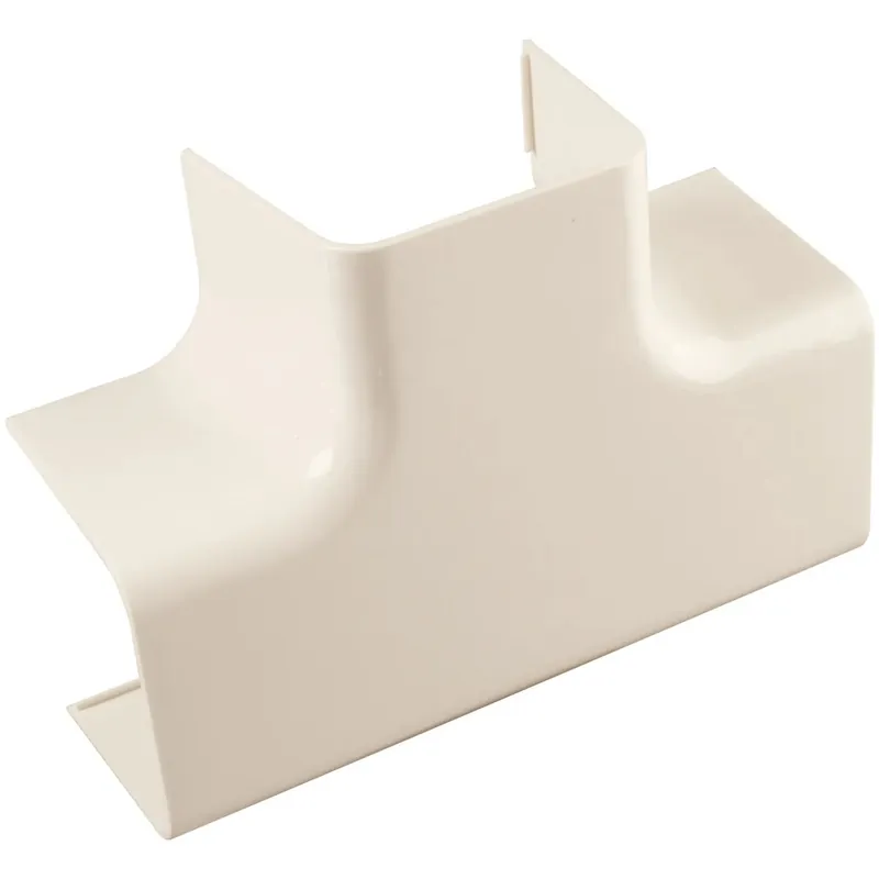 Giunto a T per canale 80 mm x 60 mm avorio 1 pz Shop Nu