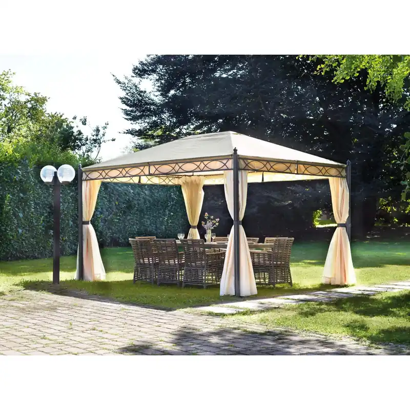 Koop Vandaag Gazebo in ferro e poliestere 300x400 cm