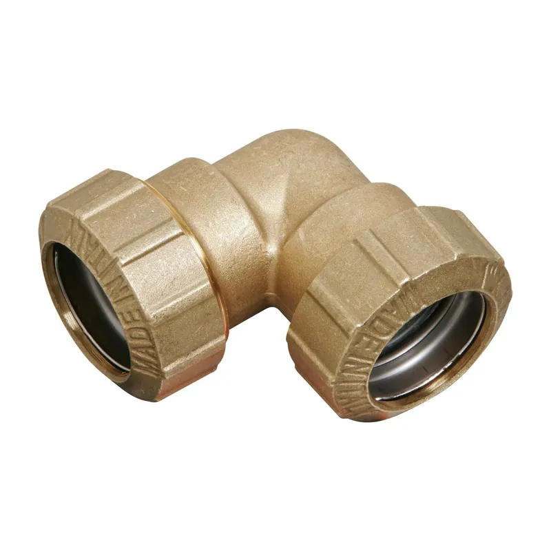 Veilige Betaling Raccordo a gomito 90 gradi per tubo PE 32 mm (1 1/4") ottone