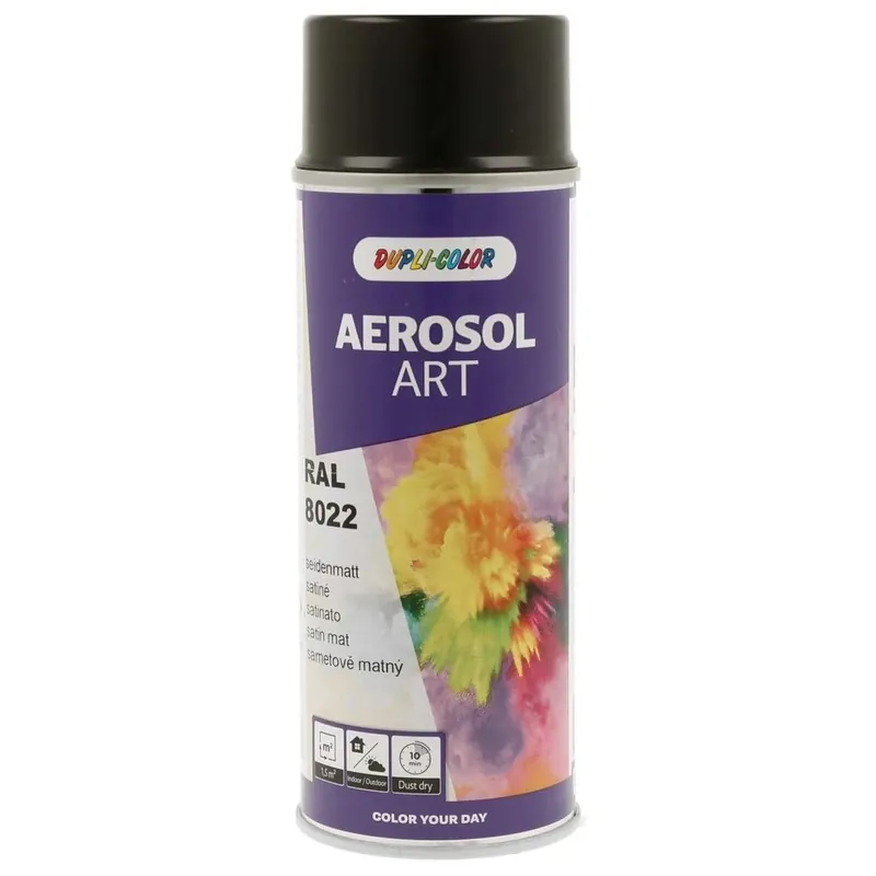 Flitsaanbieding Vernice spray Aerosol Art RAL 8022 nero marrone satinato 400 ml