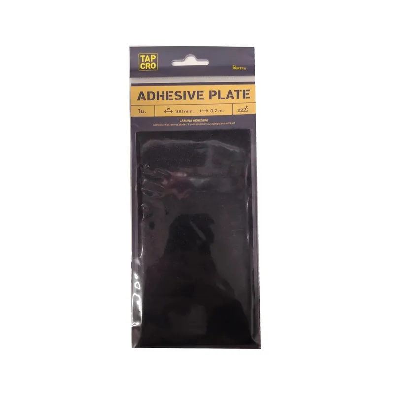 Nastro adesivo velcrato maschio/femmina 20 x 10 cm nero Gratis Retour
