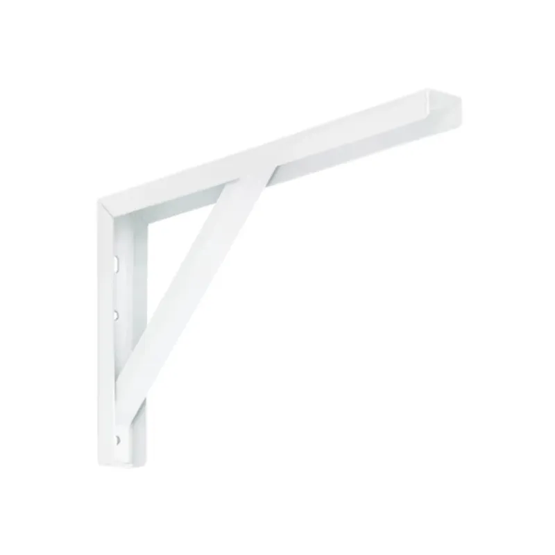 Reggimensola in acciaio con profilo a "U" bianca 300 x 180 x 30 mm Betrouwbaar