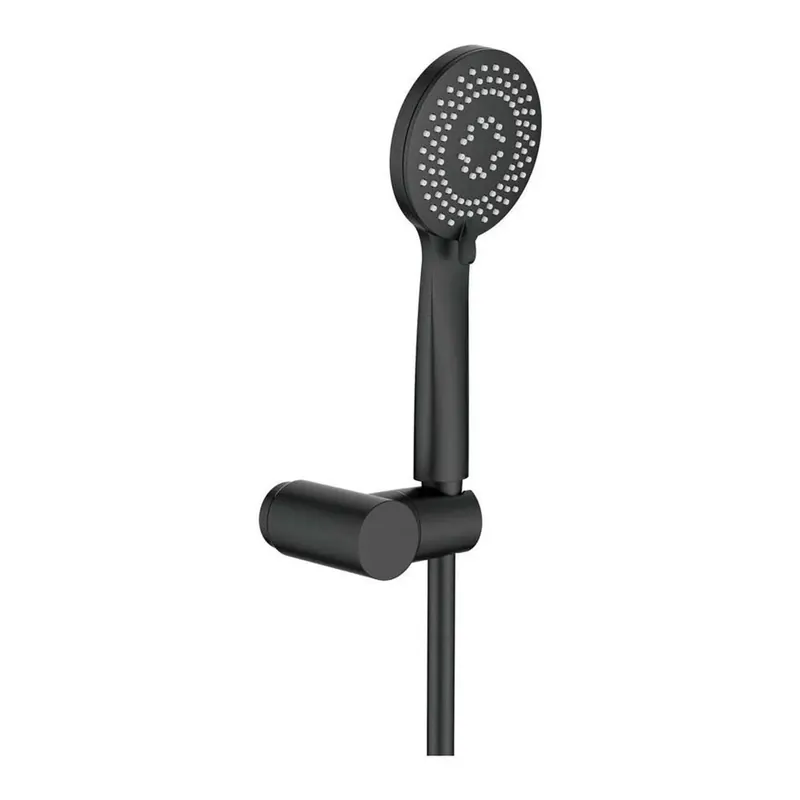 Set doccia Idrostile Rodas con supporto a parete nero Superprijs